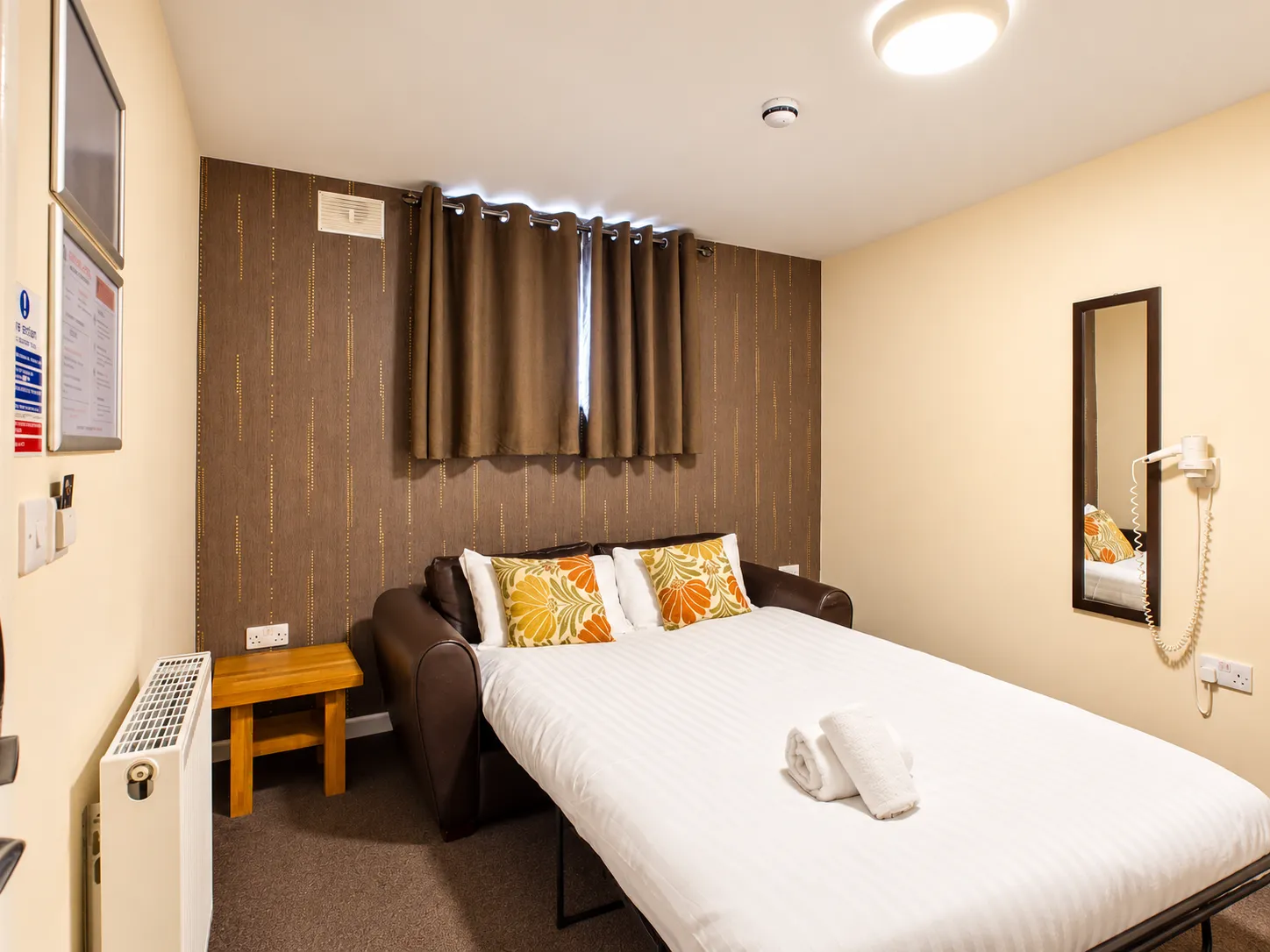 Cozy Compact Hotel Room